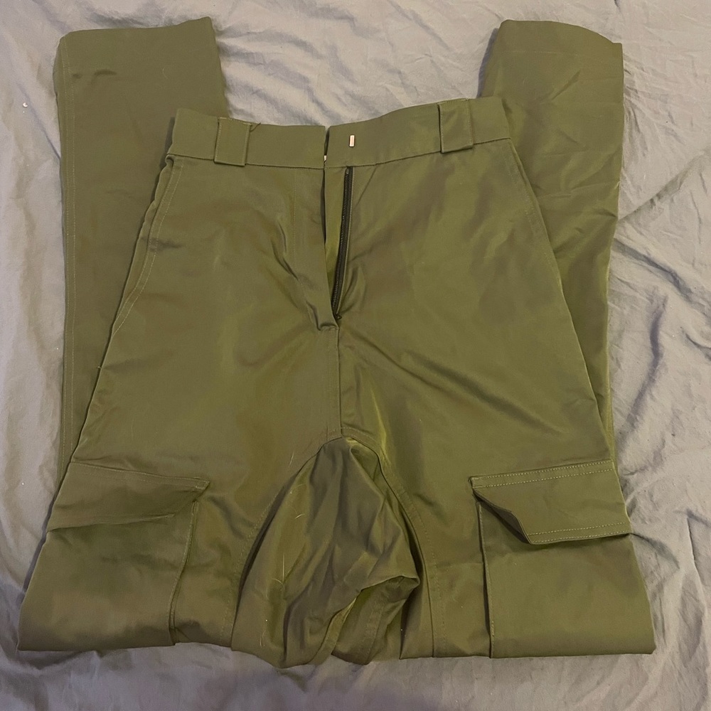 House of CB satin cargo pants